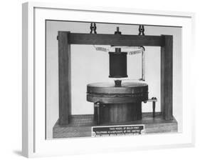 Alexander Graham Bell's First Telephone Instrument-null-Framed Photographic Print