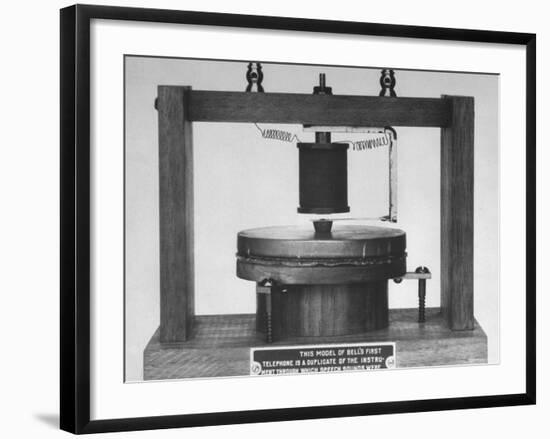 Alexander Graham Bell's First Telephone Instrument-null-Framed Photographic Print