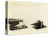 Alexander Graham Bell's Telephone Transmitter and Receiver-null-Stretched Canvas