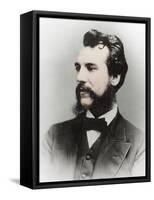 Alexander Graham Bell, Scottish-Born American Inventor, 19th Century-null-Framed Stretched Canvas