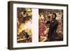 Alexander Graham Bell -- the First Telephone Call-English School-Framed Giclee Print