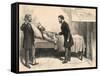 Alexander Graham Bell Trying to Locate Bullet in President Garfield-null-Framed Stretched Canvas