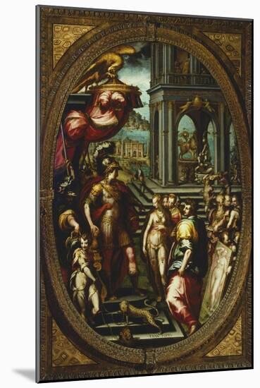 Alexander Great Giving Campaspe to Apelles-Francesco Morandini-Mounted Giclee Print