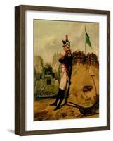 Alexander Hamilton (1757-1804) in the Uniform of the New York Artillery-Alonzo Chappel-Framed Giclee Print