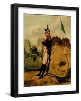 Alexander Hamilton (1757-1804) in the Uniform of the New York Artillery-Alonzo Chappel-Framed Giclee Print