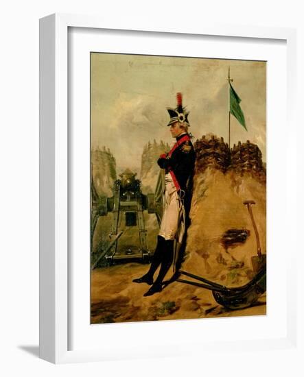 Alexander Hamilton (1757-1804) in the Uniform of the New York Artillery-Alonzo Chappel-Framed Giclee Print