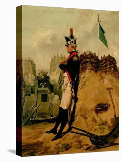 Alexander Hamilton (1757-1804) in the Uniform of the New York Artillery-Alonzo Chappel-Stretched Canvas
