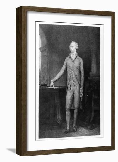 Alexander Hamilton, after the Painting of 1792 (Engraving)-John Trumbull-Framed Giclee Print