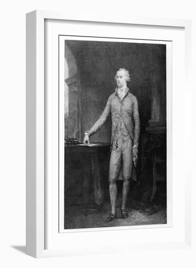 Alexander Hamilton, after the Painting of 1792 (Engraving)-John Trumbull-Framed Giclee Print