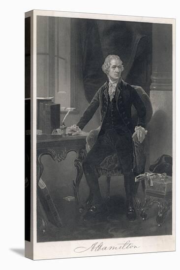 Alexander Hamilton American Statesman-null-Stretched Canvas