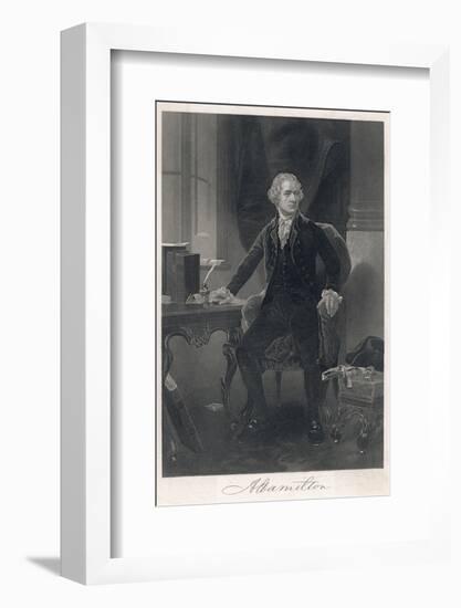 Alexander Hamilton American Statesman-null-Framed Photographic Print