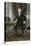 Alexander Hamilton at His Desk, Full Portrait, with Autograph-null-Stretched Canvas