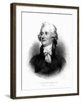 Alexander Hamilton, Engraved by Albert Rosenthal, 1888 (Engraving)-John Trumbull-Framed Giclee Print