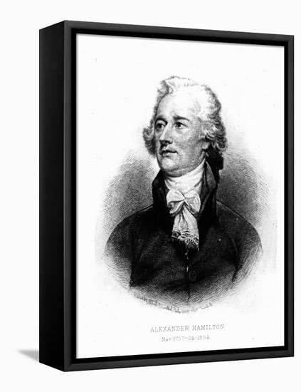 Alexander Hamilton, Engraved by Albert Rosenthal, 1888 (Engraving)-John Trumbull-Framed Stretched Canvas