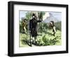 Alexander Hamilton Killed in a Duel with Aaron Burr, 1804-null-Framed Giclee Print