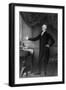 Alexander Hamilton Posing in Office-null-Framed Giclee Print