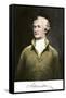 Alexander Hamilton, with His Autograph-null-Framed Stretched Canvas