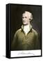 Alexander Hamilton, with His Autograph-null-Framed Stretched Canvas