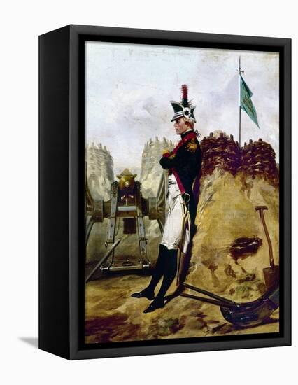 Alexander Hamilton-Alonzo Chappel-Framed Stretched Canvas