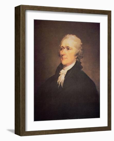 Alexander Hamilton-John Trumbull-Framed Giclee Print