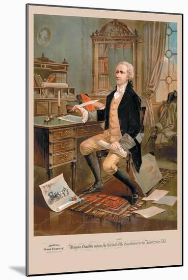 Alexander Hamilton-null-Mounted Art Print