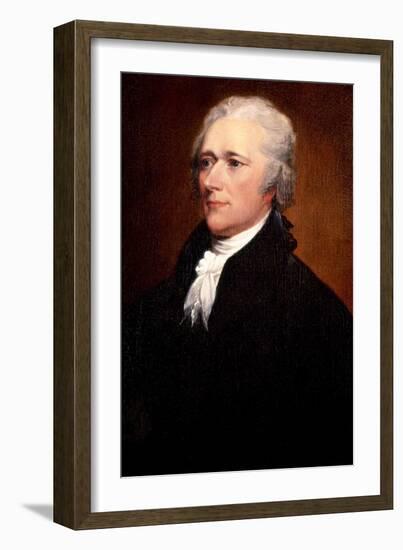 Alexander Hamilton-John Trumbull-Framed Art Print