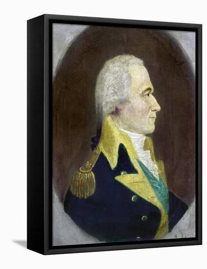 Alexander Hamilton-William J. Weaver-Framed Stretched Canvas