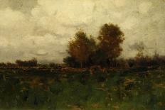 Autumn in Arkville (Oil on Canvas)-Alexander Helwig Wyant-Giclee Print