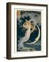 Alexander Herrmann’s Beautiful Illusion - Maid of the Moon, Vintage Magic Poster, 1898-Pacifica Island Art-Framed Art Print