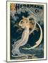Alexander Herrmann’s Beautiful Illusion - Maid of the Moon, Vintage Magic Poster, 1898-Pacifica Island Art-Mounted Art Print