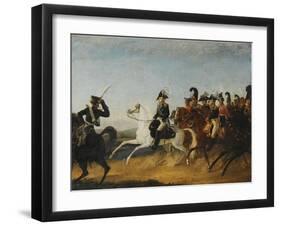 Alexander I of Russia Accompanied by His Staff-null-Framed Giclee Print