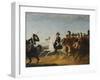 Alexander I of Russia Accompanied by His Staff-null-Framed Giclee Print
