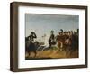 Alexander I of Russia Accompanied by His Staff-null-Framed Giclee Print