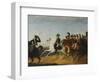 Alexander I of Russia Accompanied by His Staff-null-Framed Giclee Print