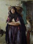 A Newhaven Fishwife-Alexander Ignatius Roche-Stretched Canvas