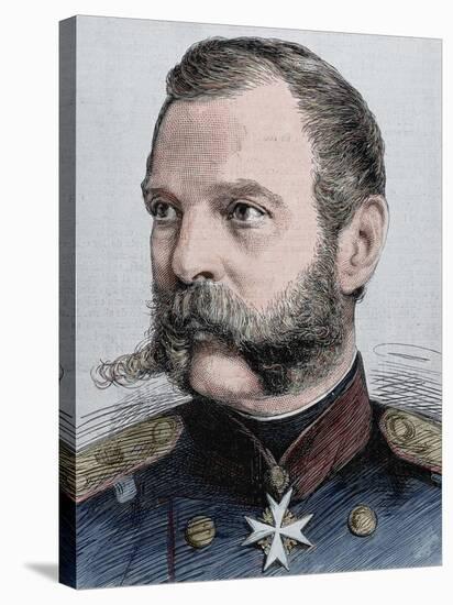 Alexander Ii (1818-1881). Tsar of Russia (1855-1881)-Prisma Archivo-Stretched Canvas