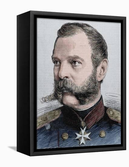 Alexander Ii (1818-1881). Tsar of Russia (1855-1881)-Prisma Archivo-Framed Stretched Canvas