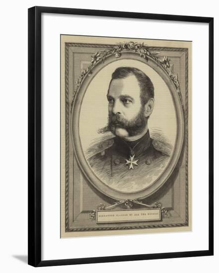 Alexander II, Czar of All the Russias-null-Framed Giclee Print