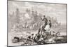 Alexander II Hunting Wolves Near St. Petersburg, from 'L'Univers Illustré', 1866-null-Mounted Giclee Print