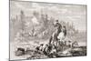 Alexander II Hunting Wolves Near St. Petersburg, from 'L'Univers Illustré', 1866-null-Mounted Giclee Print