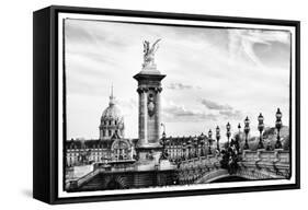 Alexander III Bridge and The Invalides - Paris - France-Philippe Hugonnard-Framed Stretched Canvas