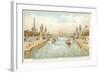 Alexander III Bridge, Exposition Universelle 1900, Paris-null-Framed Giclee Print