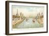 Alexander III Bridge, Exposition Universelle 1900, Paris-null-Framed Giclee Print