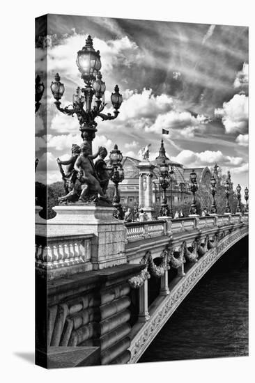 Alexander III Bridge - Paris - France-Philippe Hugonnard-Stretched Canvas