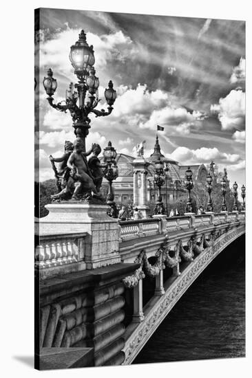 Alexander III Bridge - Paris - France-Philippe Hugonnard-Stretched Canvas