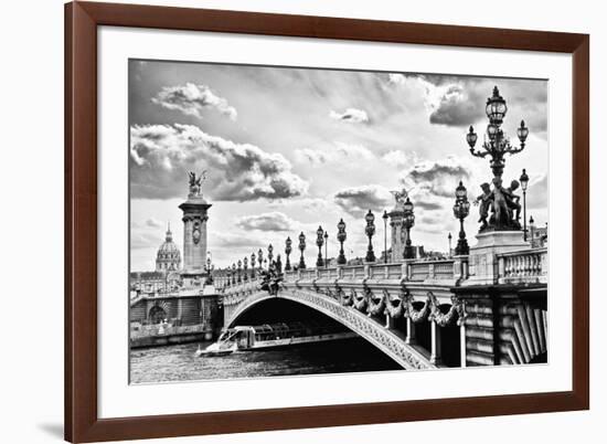 Alexander III Bridge view - Paris - France-Philippe Hugonnard-Framed Photographic Print