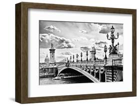 Alexander III Bridge view - Paris - France-Philippe Hugonnard-Framed Photographic Print