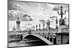 Alexander III Bridge view - Paris - France-Philippe Hugonnard-Mounted Photographic Print