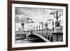 Alexander III Bridge view - Paris - France-Philippe Hugonnard-Framed Photographic Print