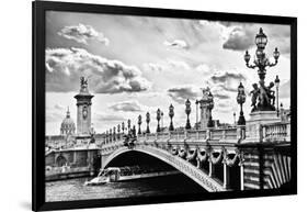 Alexander III Bridge view - Paris - France-Philippe Hugonnard-Framed Photographic Print